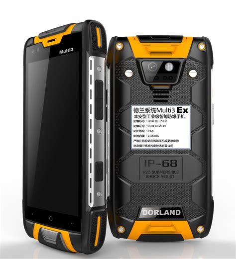 Dorland Multi 3 Explosion Proof Mobile Phone Ip68 Rugged Smartphone