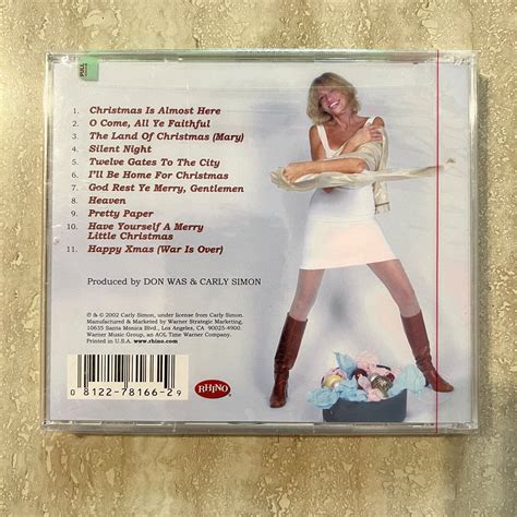 Cd Carly Simon Christmas Is Almost Here Hoidays 2002 Warner Music New