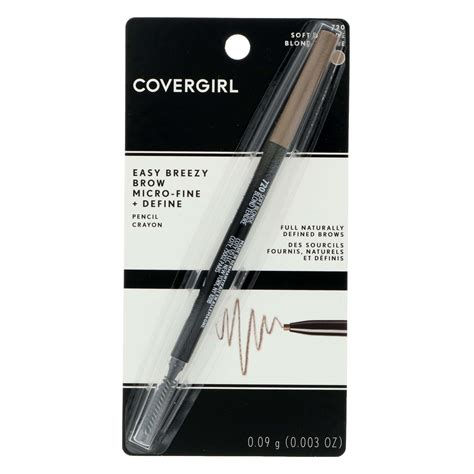 Covergirl Easy Breezy Brow Micro Fine Soft Blonde Shop Eyes At H E B