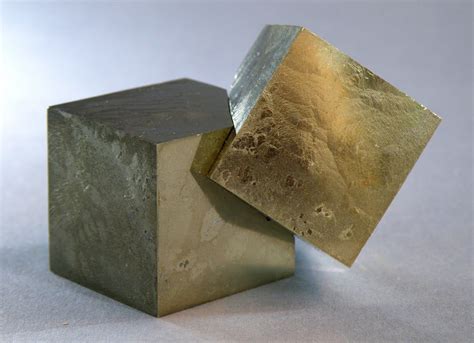 Intergrown Pyrite Fools Gold Crystals Cubic Crystal System