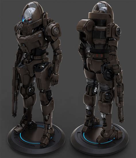Artstation Invader Aaron Deleon With Images Sci Fi Characters
