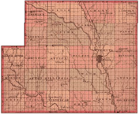 Early Township Maps Of Sedgwick County Home