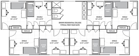 brown university dorm floor plans floorplans click