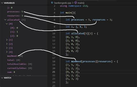 C VSCode Debugger Not Showing Array Allocated With Variables In Cpp Stack Overflow