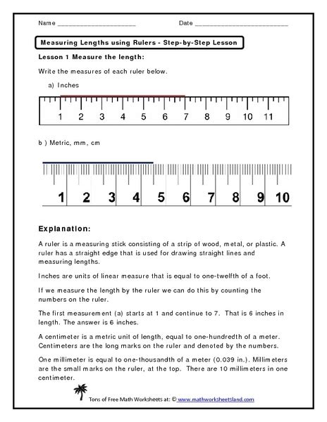 Centimeter And Meter Lesson Plans And Worksheets Reviewed By Teachers