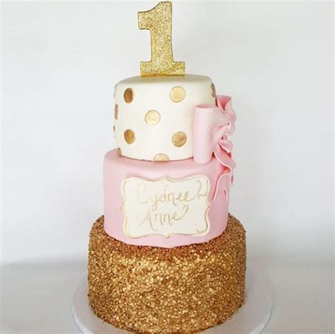 Pink And Gold 1st Birthday