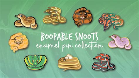 I Have An Enamel Pin Kickstarter Going Of Snakey Snoots To Boop Any