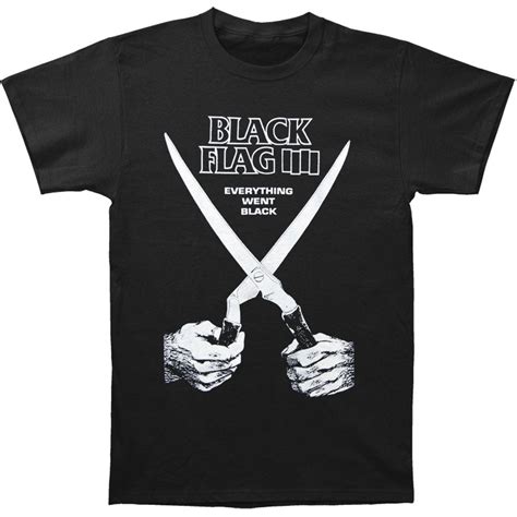Black Flag Everything Went Black T Shirt 10952 Rockabilia Merch Store
