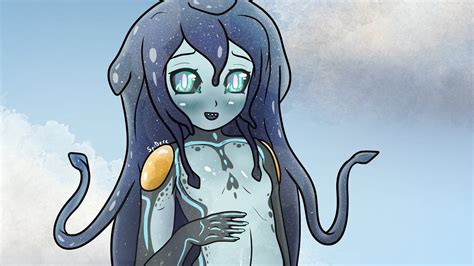 Designing A Lewd Squid Girl Anime Girl Speedpaint Youtube