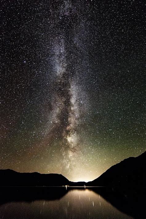 Milky Way Stars Night Sky Landscape Scenic Galaxy Space Nebula