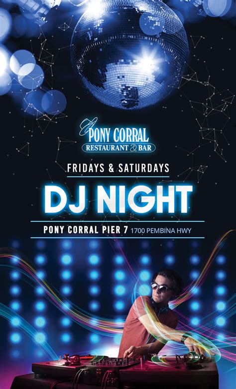 Fridays And Saturdays Dj Night Pony Corral Restaurant And Bar Winnipeg