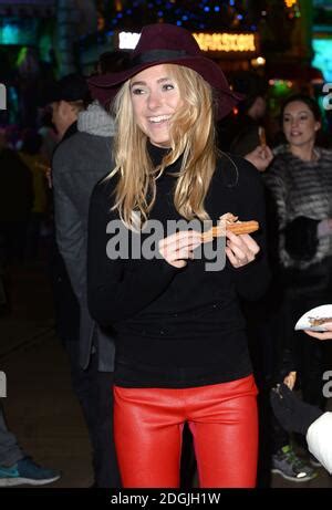 Kimberley Garner Arriving At Hyde Park S Winter Wonderland London Stock Photo Alamy