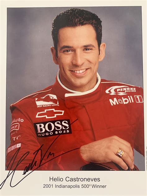 Bid Now 2001 Indianapolis 500 Winner Helio Castroneves Signed Photo