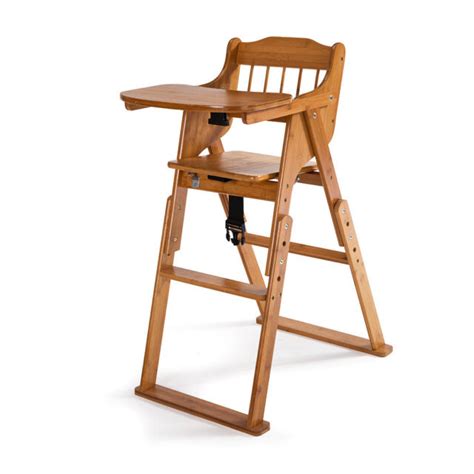How to choose a baby highchair? Baby High Chair Bamboo Stool Infant Feeding Children ...