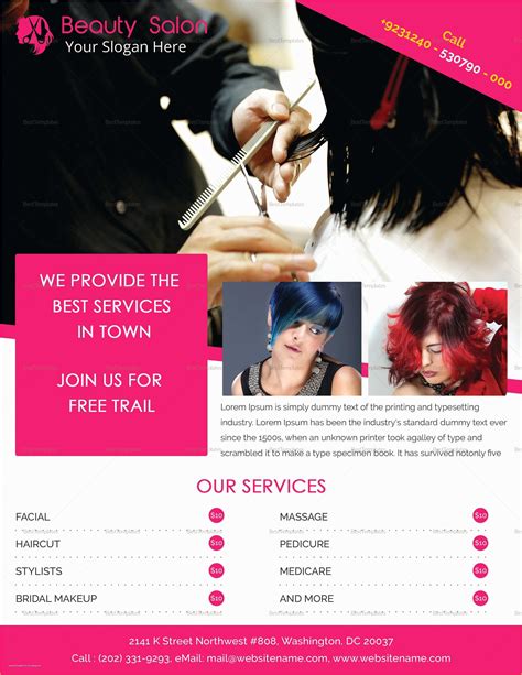 Beauty salon flyer is fully layered and very well organized in folders. Beauty Salon Flyer Templates Free Download Of Beauty Salon ...