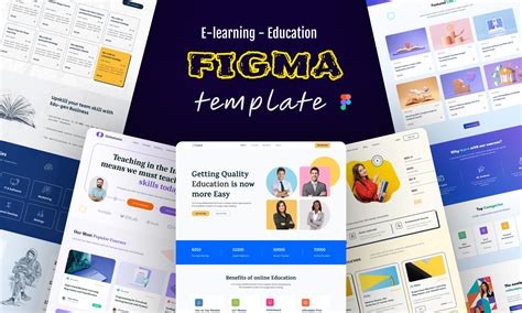 Education Or Online Education Online Courses Or Elearning Or Lms Figma