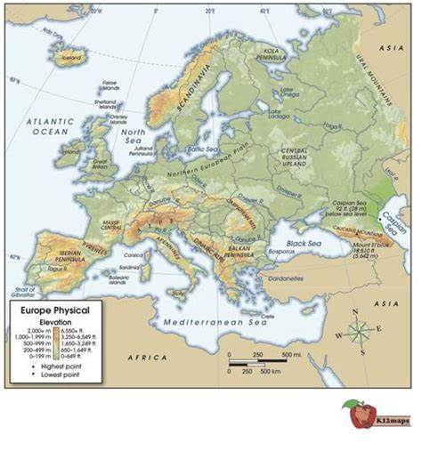 Map Of The Northern European Plain World Map