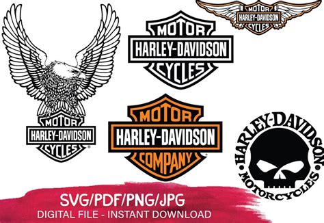Harley Davidson Svg Motorcycles Svg Harley Davidson Logo Svg Etsy