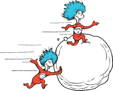 Download Cat Thingssnowball Thing 1 And Thing 2 Cut Outs Clipart