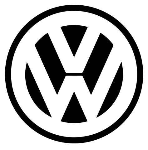 Vw Volkswagen Emblem Logo Svg And Jpeg Cutting Files For The Etsy
