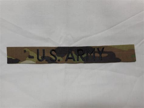 Us Army Sew On Name Tapes Army Military