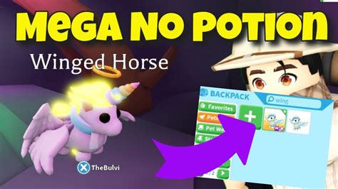 Mega Winged Horse No Potion Youtube