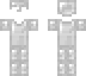 Armor is a category of items that provide players and certain mobs with varying levels of protection from common damage types, and appear graphically on the wearer. iron armor template | Minecraft Skin