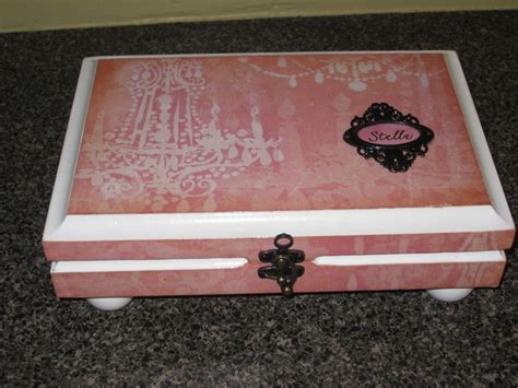 Handcrafted Decoupage Cigar Box Altered Boxes Altered Cigar Boxes