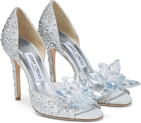 Jimmy Choos Cinderella Crystal Shoes Live Like A Fairy Tale Character