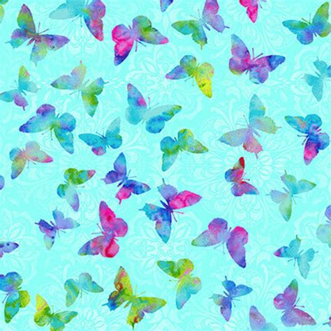 Butterfly Paradise From Studio E Fabrics Half Yard Tossed Etsy