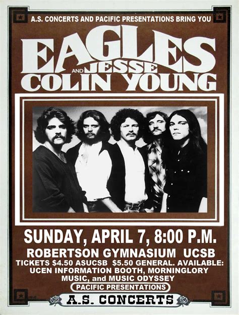 The Eagles 1975 Cleveland Concert Poster By Clevelandrockandroll