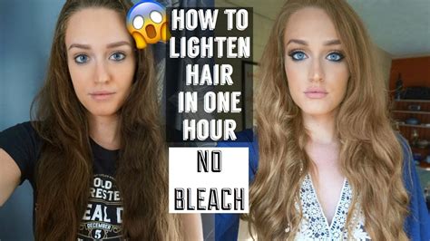 I tried using lemon juice but it is just too harsh and my skin gets irritated. HOW TO LIGHTEN HAIR DRASTICALLY WITH NO BLEACH || CHEAP ...