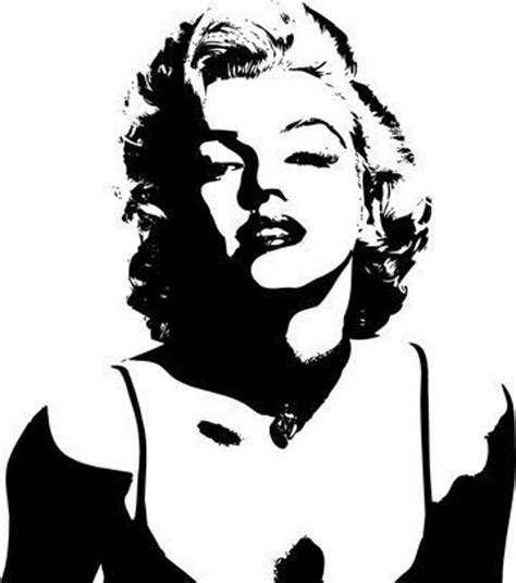 Marilyn Monroe Full Body Silhouette