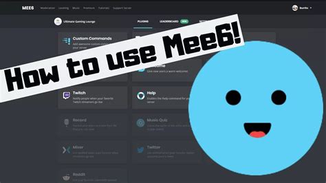 How To Use Mee6 Bot Discord Mee6 Bot Commands Guide