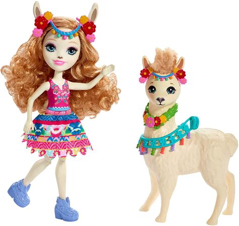 Enchantimals Frh42 Lluella Llama Doll And Fleecy Figure Uk