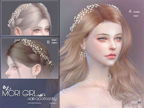 Pearl Jewelry Sets The Sims 4 Tiny Pearl Coral Reef Flower Leaf