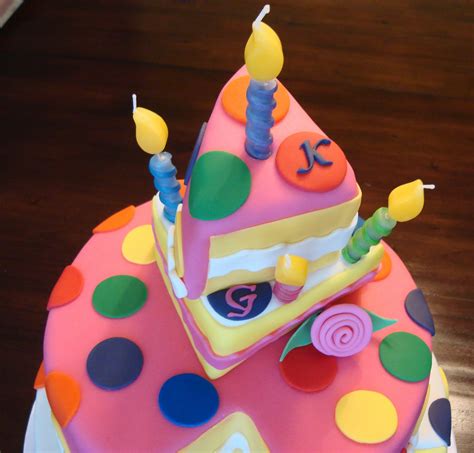Get inspired by our community of talented artists. Debby's Cakes: Topsy Turvy Polka Dot Birthday "Cake"