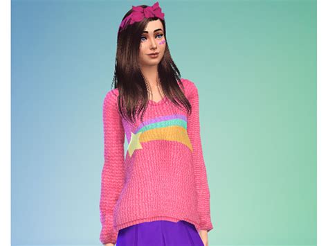 The Sims Resource Mabel Pines Sweater Gravity Falls