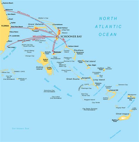 Map Of The Bahama Islands Maping Resources