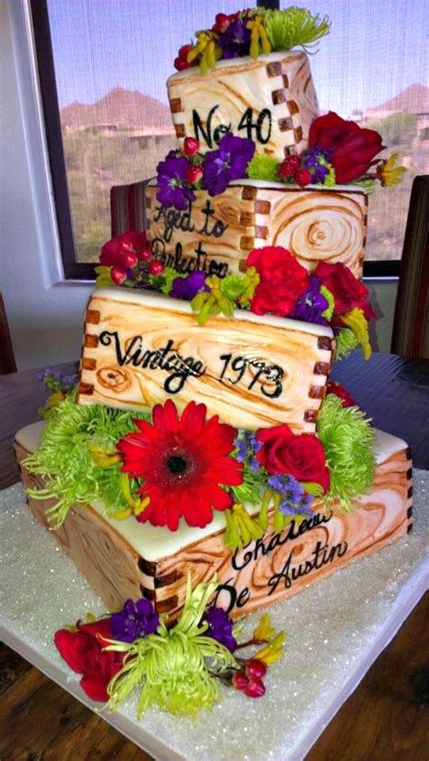 The cake that had every curious eye glued to it. Creative 40th Birthday Cake Ideas - Crafty Morning