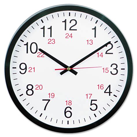 Universal 24 Hour Round Wall Clock Wall Clock Clock Round Wall Clocks