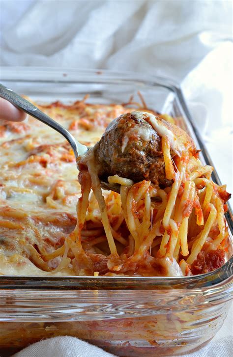 Infinitely tweakable until you find your perfect family recipe, the basics of spaghetti and meatballs are within any cook's grasp. EASY BAKED SPAGHETTI and MEATBALLS ★ WonkyWonderful