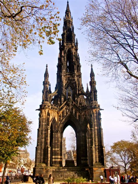 Sir Walter Scott Memorial Edinburgh Scotland © Zoe Hughes