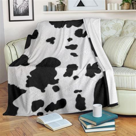 Cow Blanket Cow Print Blanket Cow Pattern Blanket Fleece Etsy
