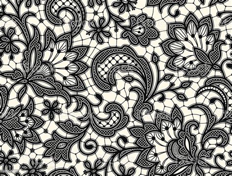 Black Lace Seamless Pattern Stock Illustration - Download Image Now ...