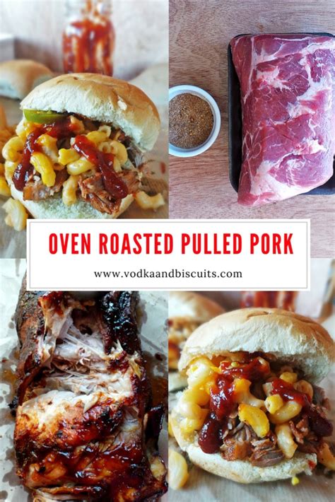 This slow roasted pork shoulder is so easy to make and really flavorful and juicy. Delectable Oven-Roasted Pulled Pork