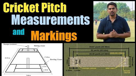 Cricket Pitch Measurements And Markings I Cricket Pitch Length I