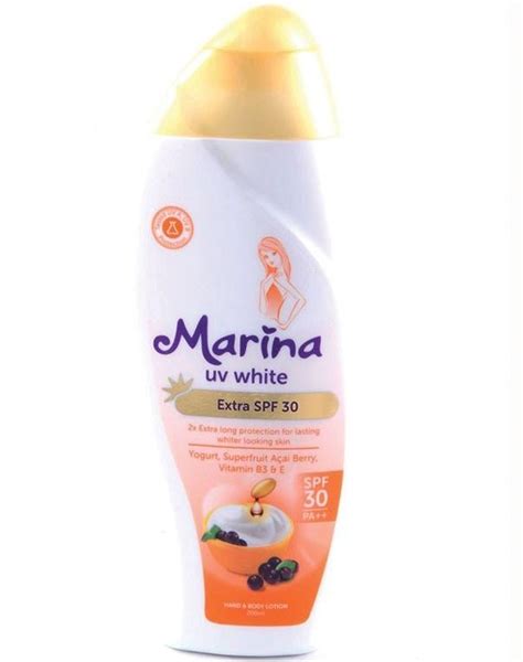 Marina Uv White Hand And Body Lotion Extra Spf 30 Review Female Daily