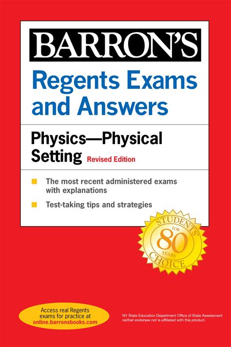 In order to ensure an appropriate distribution of credits across the test, Download Regents Exams and Answers: Physics—Physical ...