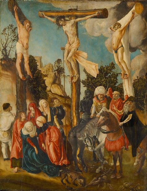 Crucifixion Of Jesus Christ Ca 1500 1501 Lucas Cranach The Elder